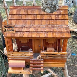 Wooden Swamp Shack Model